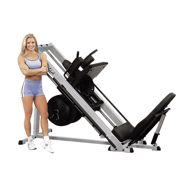 Professionele 45 graden leg-press en hack-squatmachine